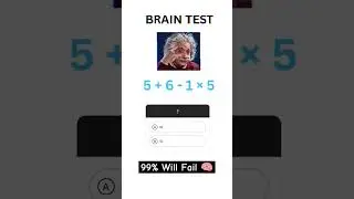 Brain Test 🧠#braintest #iqtest #iqquiz #iqpuzzle#geniusquestion#geniuspuzzle#geniusbrain#viralpuzzle