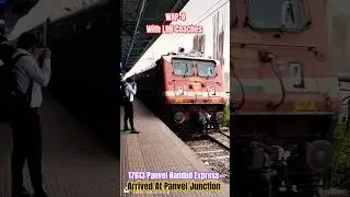 Train Number 17613 Nanded Panvel Express Arrived At Panvel Junction #indianrailways #shorts #viral