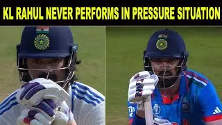 KL RAHUL NEVER PERFORMS IN PRESSURE SITUATION | CANT BAT , CANT FIELD , CANT KEEP | IND VS NZ