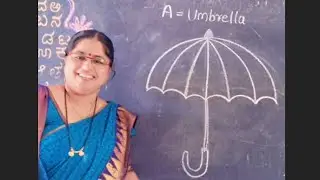 A= UMBRELLA  / ONE MINUTE  ART / Easy Drawing Trick
