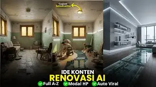 Auto Viral FB Pro! Cara Buat Video AI Renovasi Satisfying Pakai HP