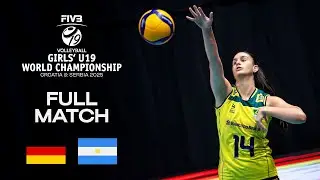 Germany vs. Argentina - Playoffs | Girls' U19 World Champs 2025 - Full Match