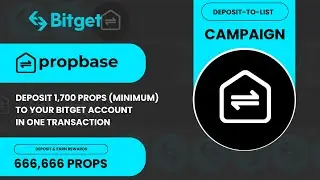 Unlock Exclusive Rewards: Join the Propbase x Bitget Deposit to List Campaign!