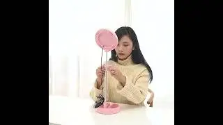 Portable Makeup Mirror With Adjustable LED Light - Tutorial and Product Demonstration