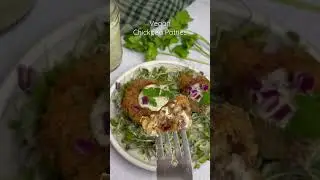 Vegan Chickpea Patties are high in protein and fiber, plus so easy to make!