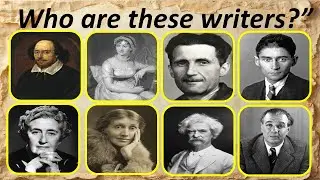 Guess the Author by Picture Quiz 📚 | Only Book Lovers Will Score 100%