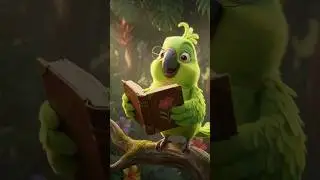 🐦 तोते का English Class | Funny Moral Story for Kids | Hindi Shorts #moralmangokidsstories #funny