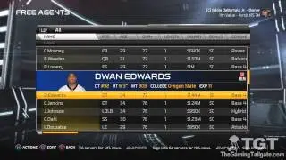 [TGT] Madden NFL 15 - Free Agents After 1 CFM Season
