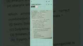 Animal kingdom class 11th Biology 7 year's pyqs Neet   #neet rattafy 