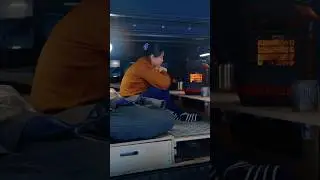 Winter Camping Alone in the Snow | Living in a Car | ASMR | Relaxation | Truck Camping #asmr #snow