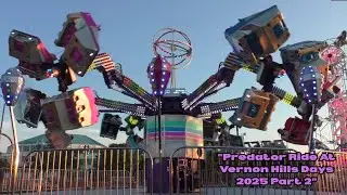 &laquo;Хищный аттракцион в Vernon Hills Days 2025&raquo; #illinois #carnivalrides #funfair #carnival #fair