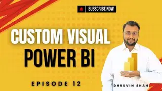 Custom Visual in Power BI | Episode 12 | Power BI Beginner Tutorial Series