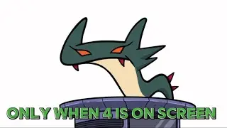 Number lore 4 but only when 4 is on screen
