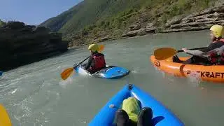 Albania, part #4, Packrafting rzeka Vjosa, 30.04.2025