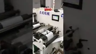 High speed slitting machine with turret rewind