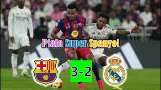 Barcelona Vs Real Madrid 3-2 : Los Cules Juara Piala Super Spanyol 2025