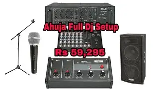 Ahuja Full Dj Setup Ahuja Ssa 400 - Ahuja Srx 350W  Box Rs 59,295