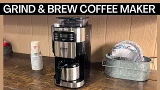 Grind and Brew Coffee Maker | Vevor Coffee Pot