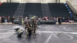 Godinez Fundamental High School Winterguard 2023 @ GFHS HS Spring Pep Rally 4/28/23 - Block A