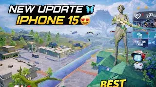 IPHONE 15 BGMI GAMEPLY 😍 4.2 UPDATE LIVIK MAP ❤️&zwj;🔥 | FADDY GAMING 💀