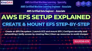 Учебное пособие по AWS EFS: создание и монтирование Amazon EFS в EC2 (пошаговое практическое заня...