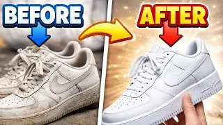 Cleaning air force 1 shoes #cleaning#viral 