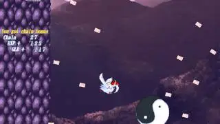 Touhou Katsugeki Kidan Reimu boss battle (No Damage,No Magic)