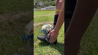 Aprenda: chute colocado #futebol #shorts