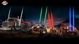 OFFROADTOWN WHIPLESS LASER LED WHIP LIGHTS RGBW WHIRELESS REMOTE