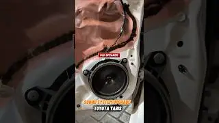 SOUND SYSTEM UPGRADE FOR TOYOTA YARIS | CAR HUB DUBAI #Carhubdubai #alkarama #carmodifications