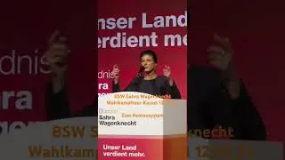 BSW Sahra Wagenknecht Wahlkampftour Kassel 12.02.25 Zum Rentensystem #bsw #rente