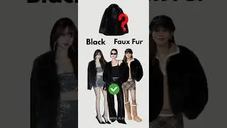 6 лучших способов носить черную искусственную шубу #koreanfashion #stylingtips #ulzzangfashion #u...