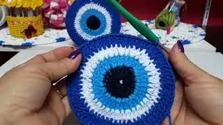 Mandala Olho Grego em Crochê by Rosa Matos