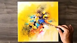 Color Blossom / Acry Painting Techniques / Abstract Painting / Step By Step / Daily Art