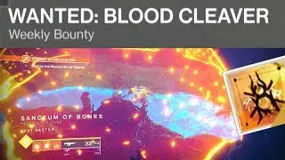 Destiny 2 WANTED Blood Cleaver Spider Weekly Bounty
