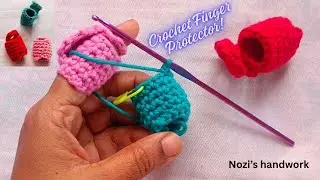 How to crochet Finger Protector ❤  Easy & Useful Project For Beginners❤ #crochet #crocheting