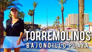 TORREMOLINOS 🇪🇸 LOS ALAMOS - BAJONDILLO PLAYA June 2024 Update Costa del Sol Andalucía Spain 4K