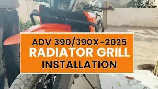 Grandpitstop Radiator Grill for KTM ADV 390 2025&mdash;strong steel protection, clean airflow, ride-ready.