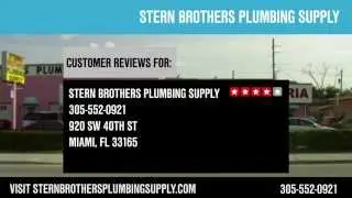 Stern Brothers Plumbing Supply -REVIEWS- Miami, FL Plumber and HVAC Reviews