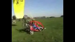 Paramotor Xcitor trike start