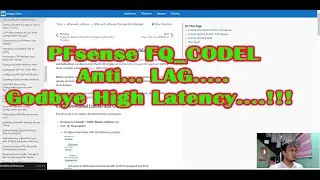 How To Solve pfsense Bufferbloat With A CodelQ / FQ_Codel Limiter (tagalog)