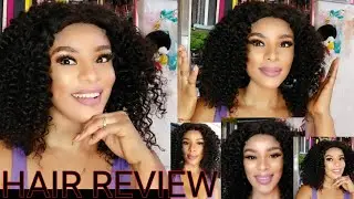Brazilian Deep curly double wefts review#humanHairreview#BestBrazilianhumanHair#wet&weavehumanhair
