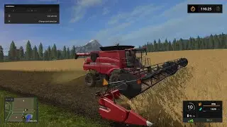 Farming Simulator 17 #001 Помощь фермеру Сбор урожая Пшеница Case IH Axial Flow 9230 PS4