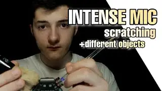 ASMR| Fast MIC scratching using differents tools (loud-intense)