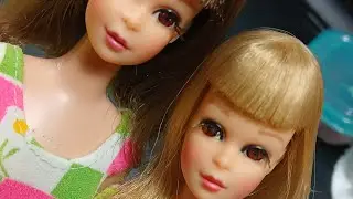 Fancifying Francies! 🌸 Sharing some restoration techniques! 🖌✂️ #barbie #francie #restoration