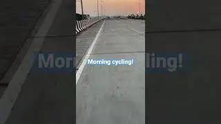 Cycling in the morning! Ironman preparations. Low heart rate training.