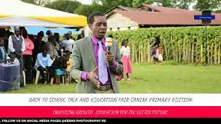 BACK TO SCHOOL TALK AND EDUCATION FAIR, SANIAK EDITION.(INSPIRING GROWTH ).