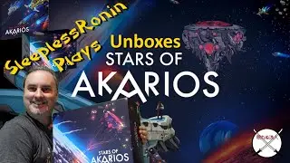 Unboxing the Stars of Akarios Kickstarter board game from OOMM Games with SleeplessRonin