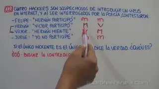 PROBLEMAS SOBRE VERDADES Y MENTIRAS