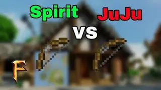 Spirit Bow VS Juju Bow In Fakepixel Skyblock